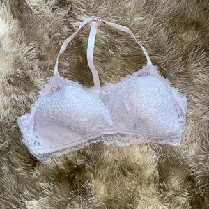 Lavender lace bralette